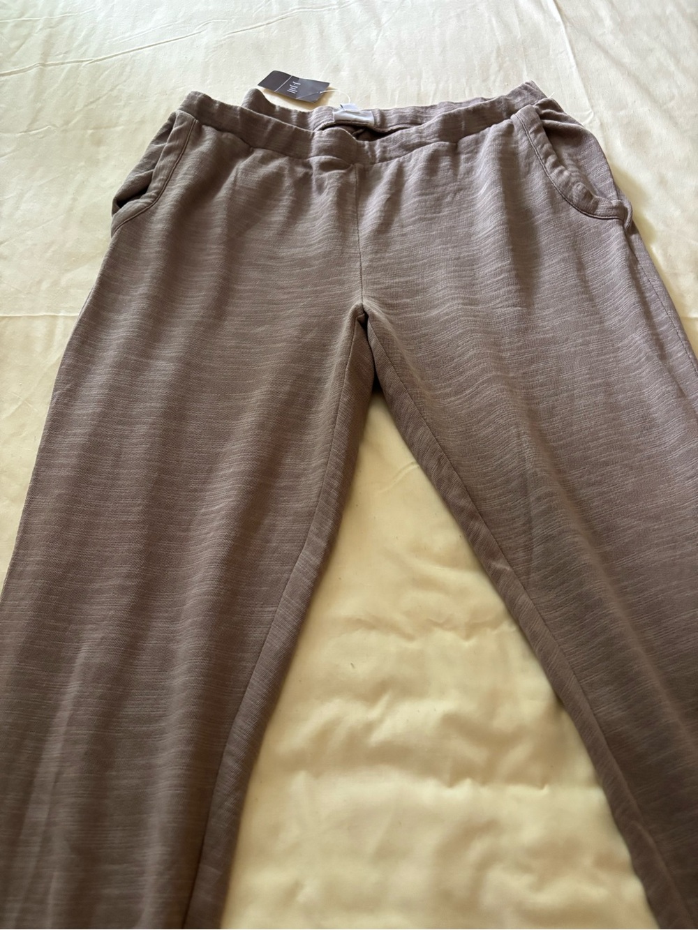 J. Jill Cropped Knit Pants in Taupe